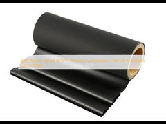 Soft Touch Velvet BOPP Thermal Lamination Film 30 Mic Black Color Matt