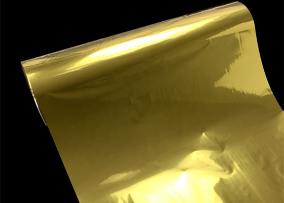 PET فلزی BOPP فیلم طلا آلومینیوم 1500mm لایه دار برای جعبه های بسته بندی چاپ