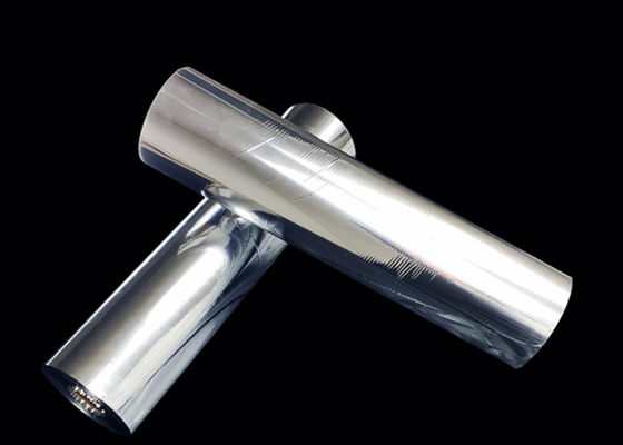 قیمت خوب عرض قابل تنظیم 21μm آلومینیوم پلاسما تقویت شده متالیزه شده BOPET زیربنای برای سرعت Flexographic چاپ 3000m رول آنلاین