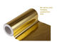 فیلمی PET فلزیزه شده طلا برای کاغذ لایه دار مناسب برای ماشین های لایه دار