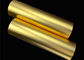 آینه بازتابی فلزی BOPP فیلم ترمیک لامینینگ طلا 1500m