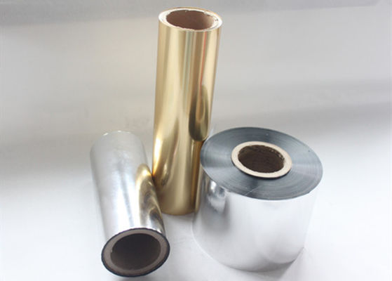 Good price حفاظت از اشعه ی UV فلزی BOPP فیلم Glitter طلا ورق آلومینیوم لایه دار برای بسته بندی آنلاین